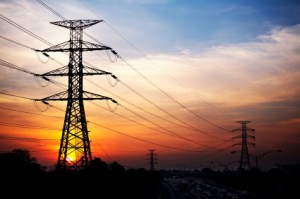 Sunset pylons Demand response
